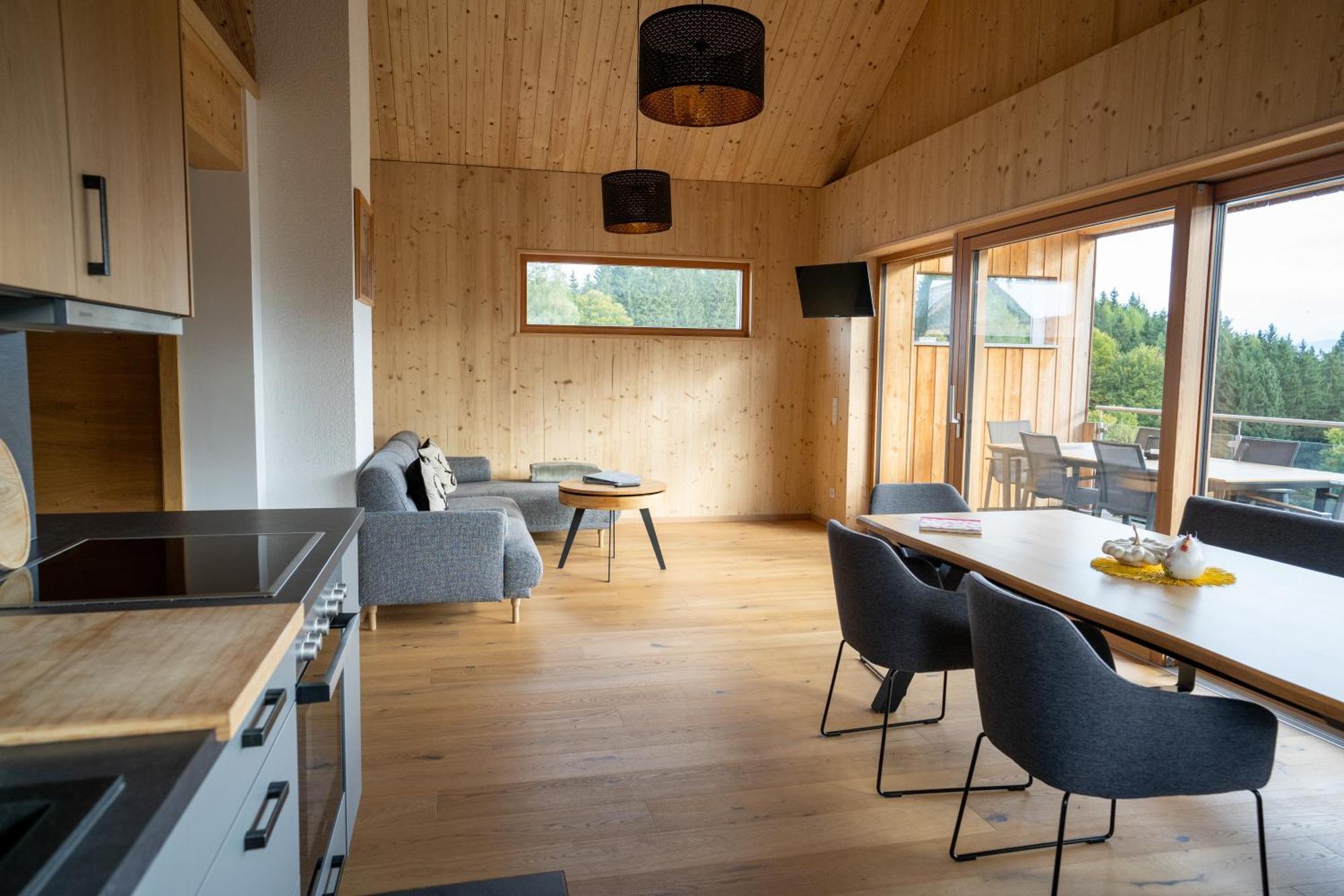 Appartement Holzhaus "Zum Schwarz'N" à Aurach am Hongar Extérieur photo