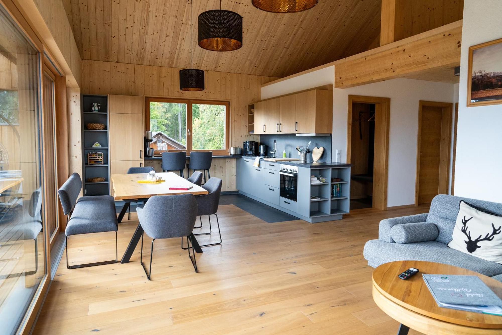 Appartement Holzhaus "Zum Schwarz'N" à Aurach am Hongar Extérieur photo