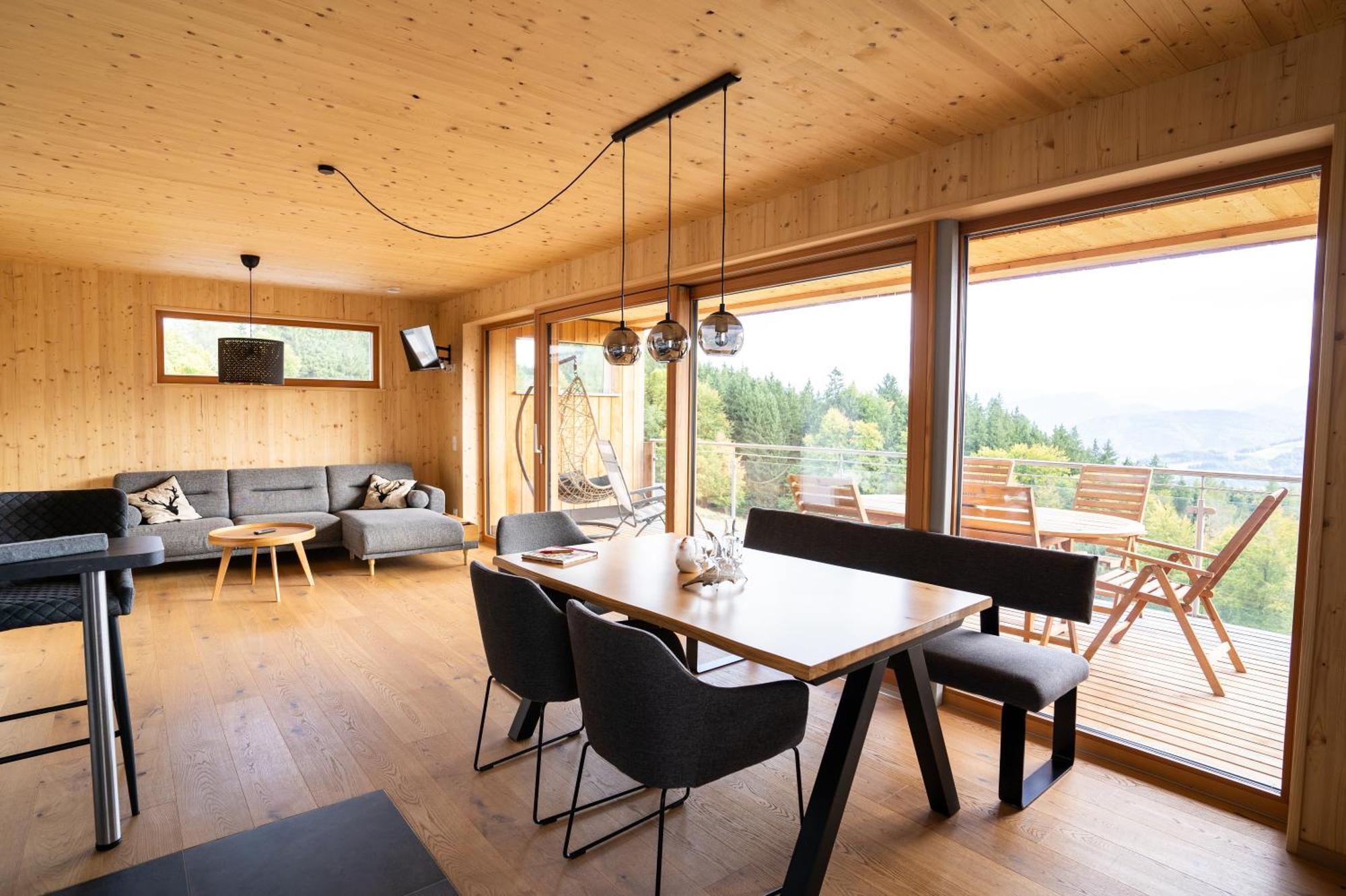 Appartement Holzhaus "Zum Schwarz'N" à Aurach am Hongar Extérieur photo