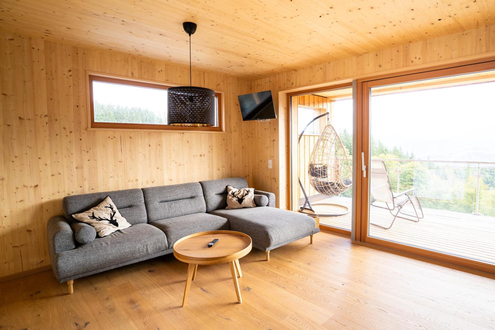 Appartement Holzhaus "Zum Schwarz'N" à Aurach am Hongar Extérieur photo