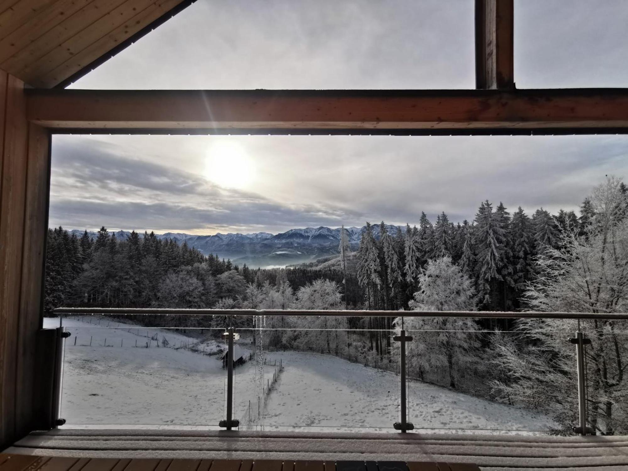 Appartement Holzhaus "Zum Schwarz'N" à Aurach am Hongar Extérieur photo